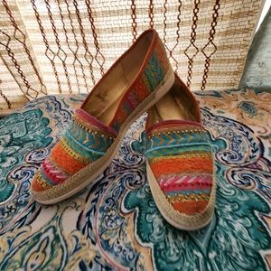 Donald Pliner Fiesta Pizasp Espadrille Loafers sz  8.5